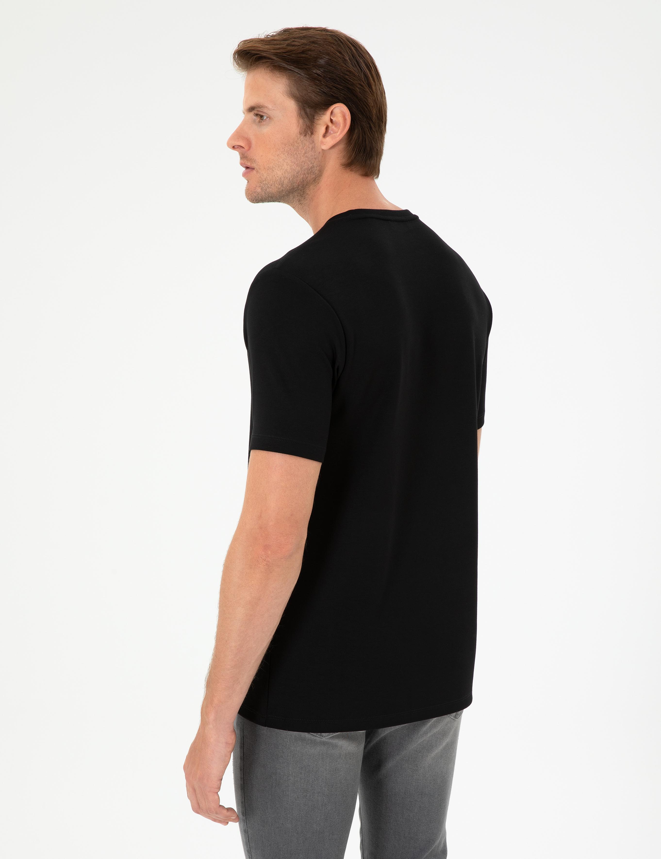 Siyah Regular Fit Tişört