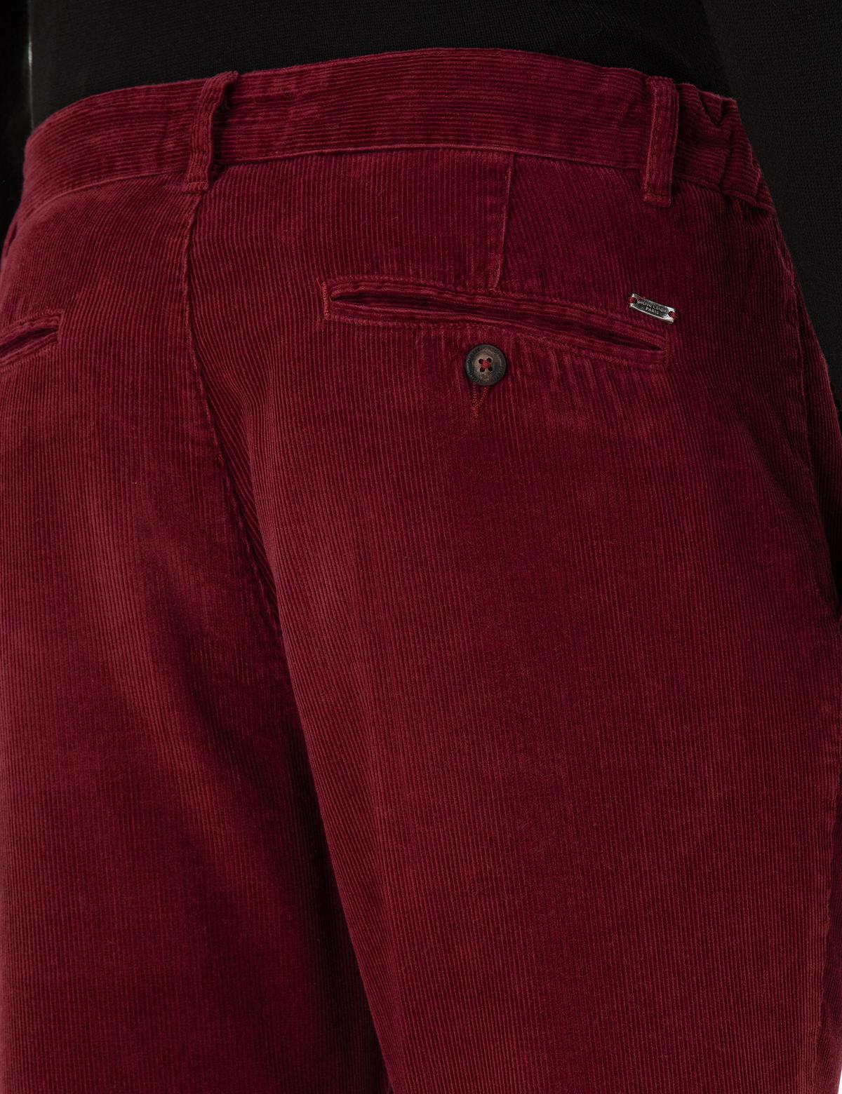 Bordo Carrot Fit Kadife Kanvas Pantolon - 50295927144