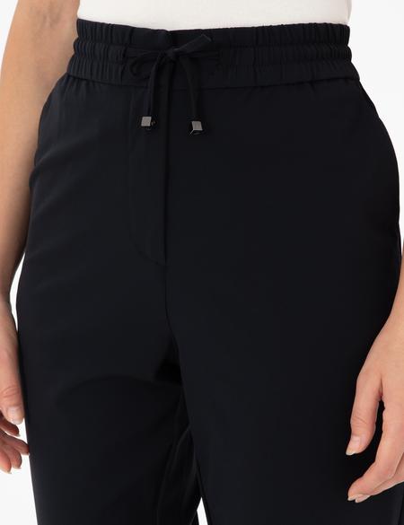 Siyah Carrot Fit Kumaş Pantolon - 50296809004