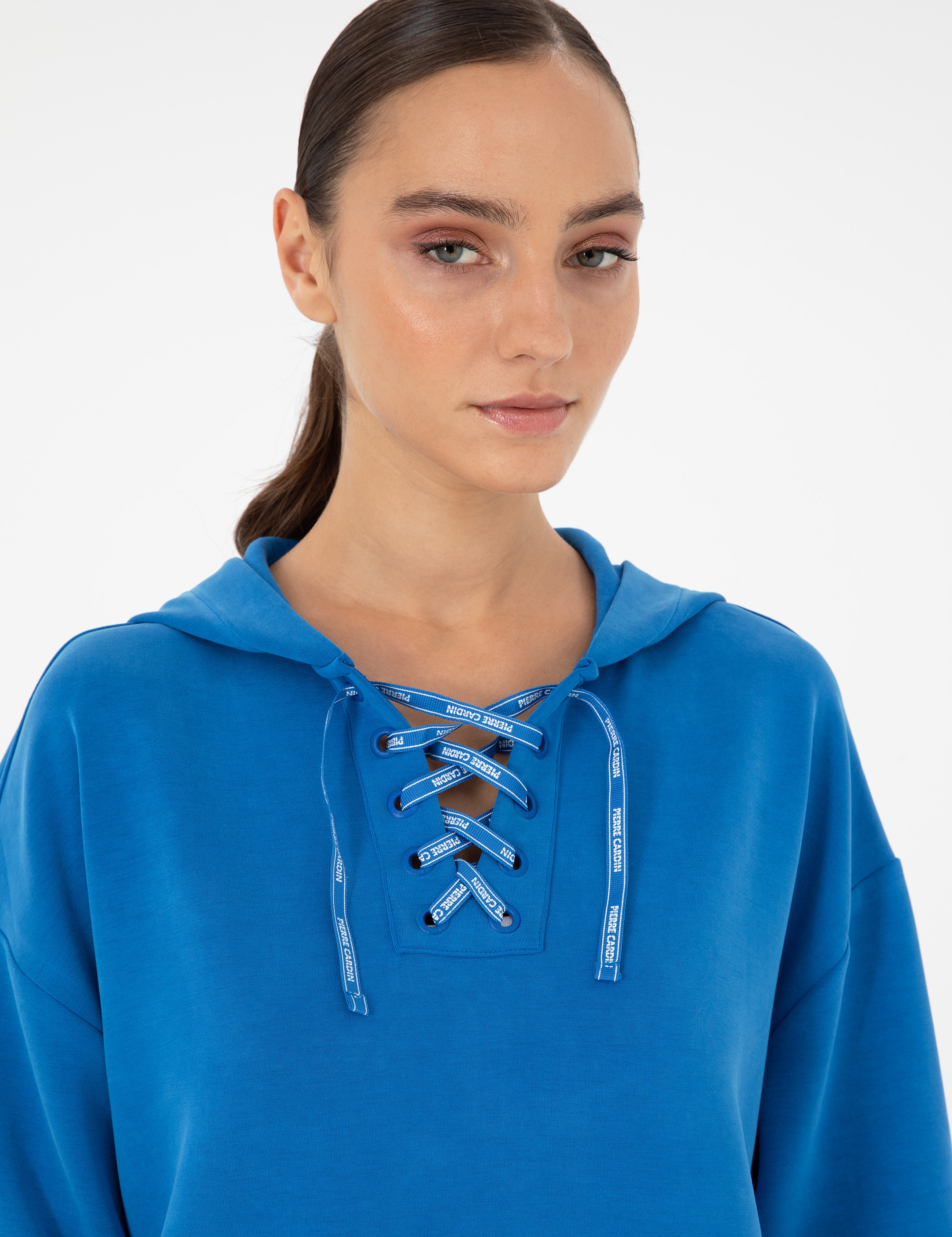 Saks Oversize Modal Kumaş Sweatshirt - Image 2