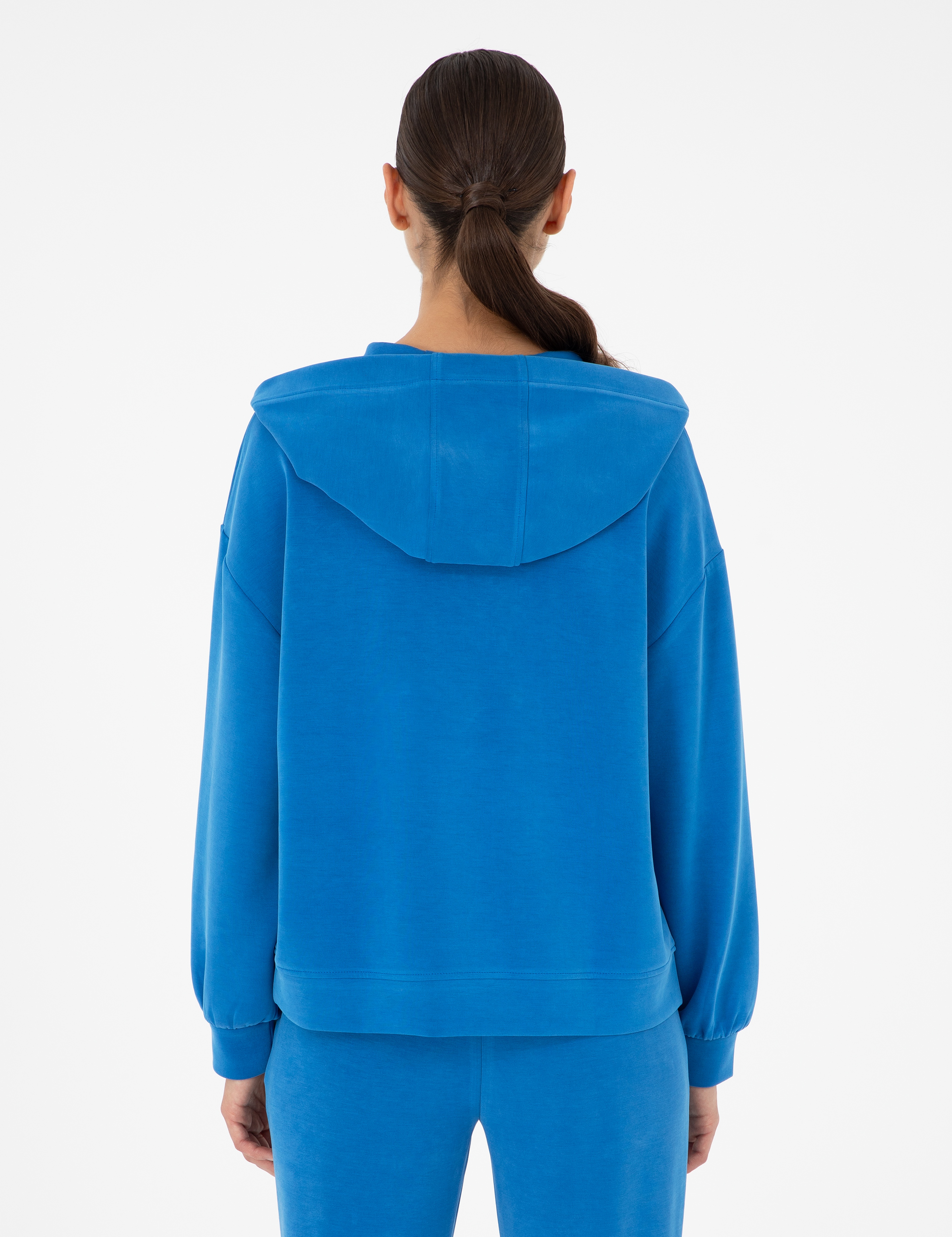 Saks Oversize Modal Kumaş Sweatshirt - Image 5