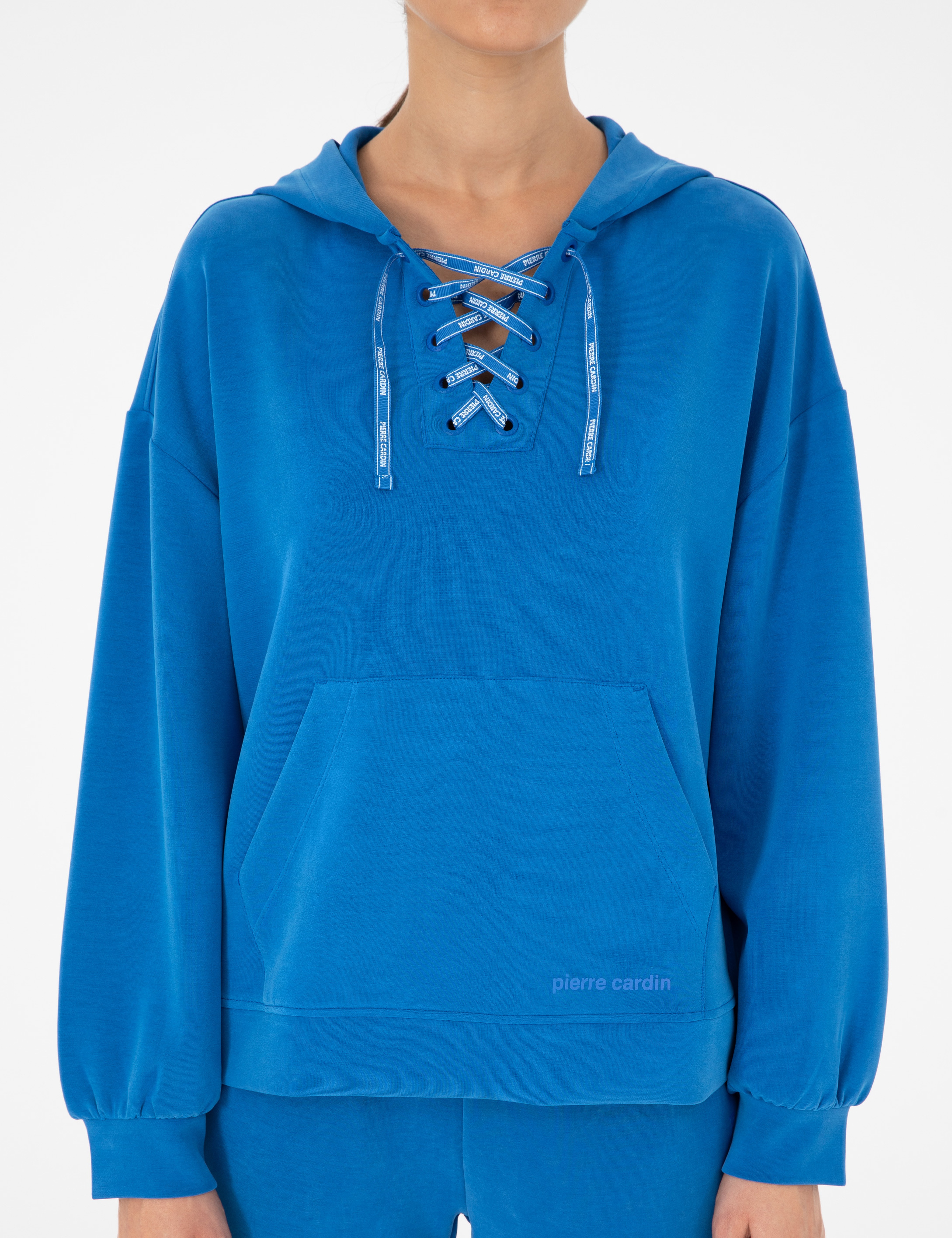 Saks Oversize Modal Kumaş Sweatshirt - Image 6