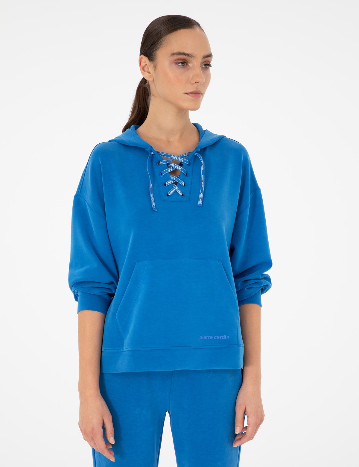 Saks Oversize Modal Kumaş Sweatshirt - 50290938025