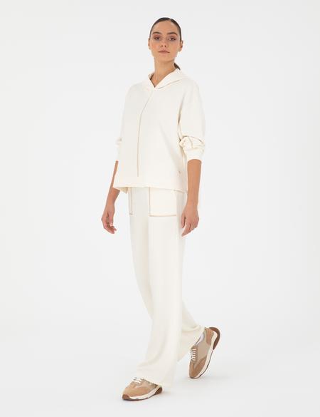 Ekru Oversize Sweatshirt - 50290985010