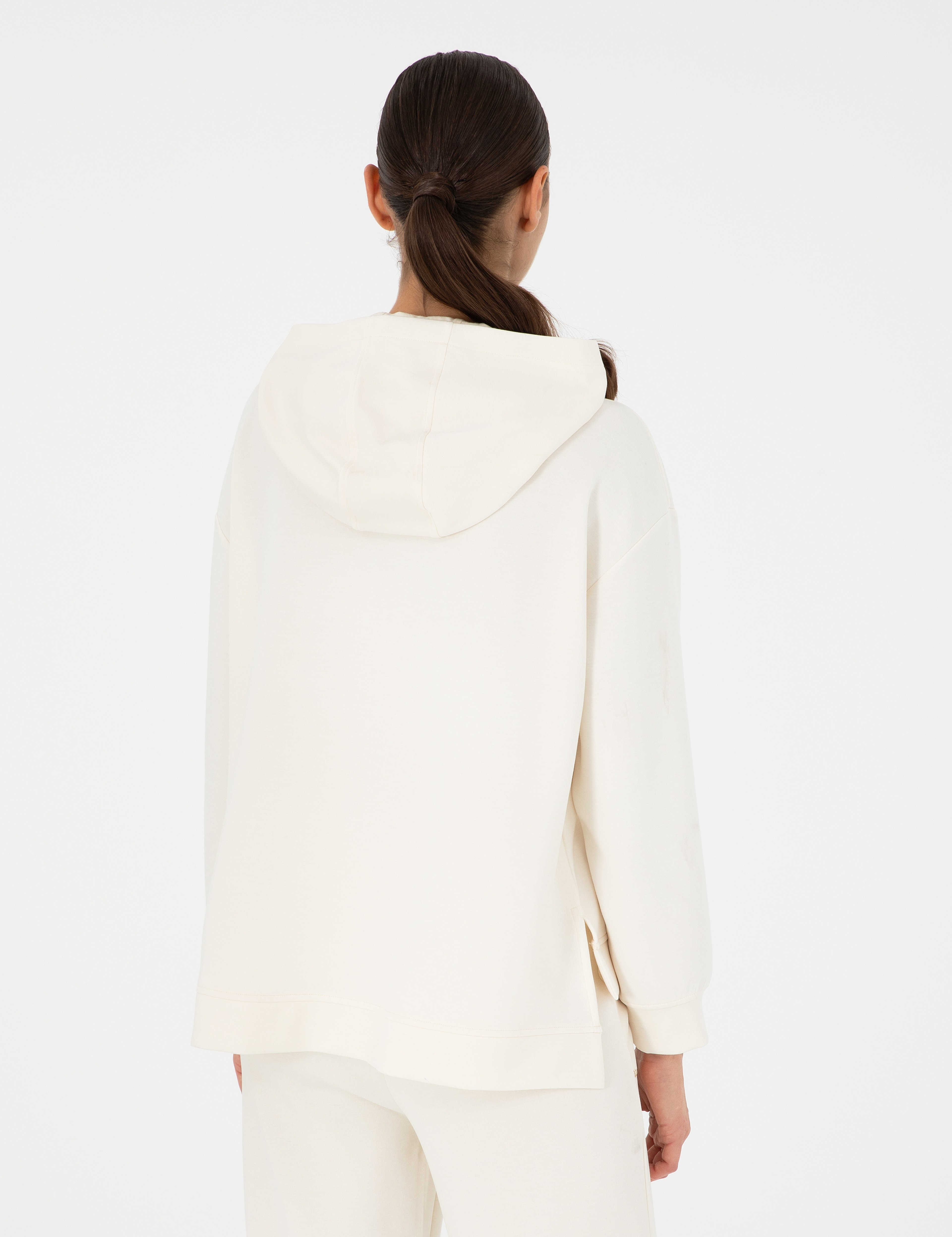 Ekru Oversize Sweatshirt - Image 5