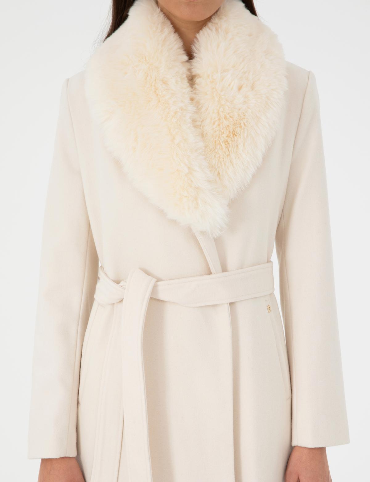 Ekru Kaşe Kaban - 50290350020