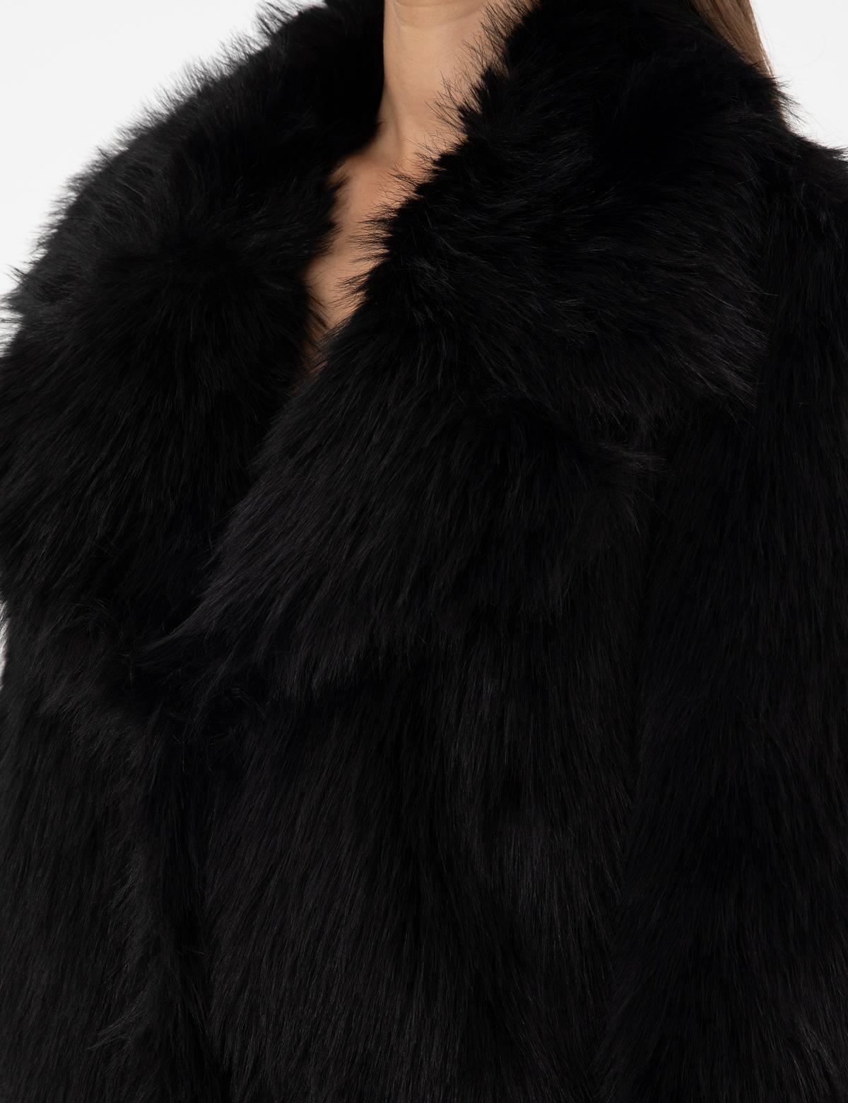 Siyah Comfort Fit Suni Kürk - 50295330012