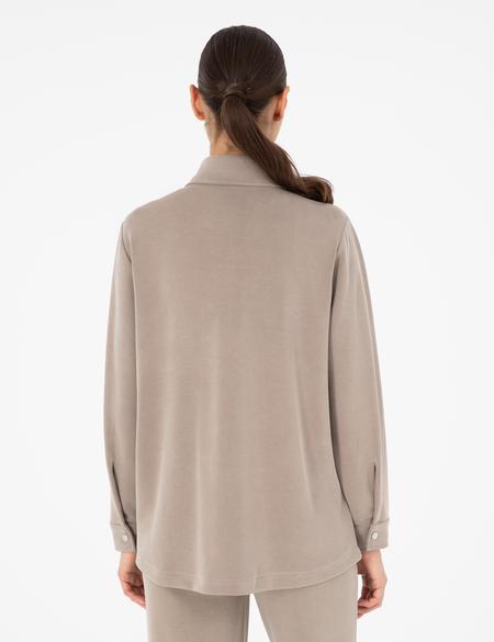 Vizon Oversize Modal Kumaş Örme Hırka - 50291222005