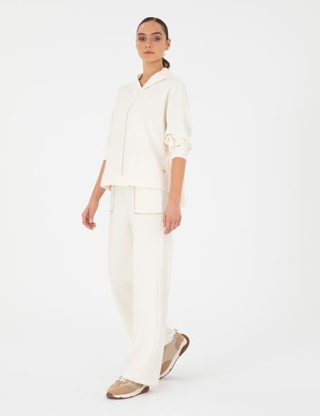 Ekru Loose Fit Eşofman Altı - 50291041006