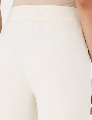 Ekru Loose Fit Eşofman Altı