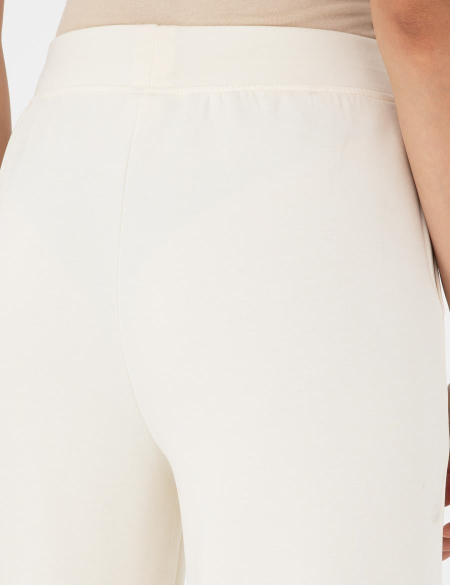 Ekru Loose Fit Eşofman Altı