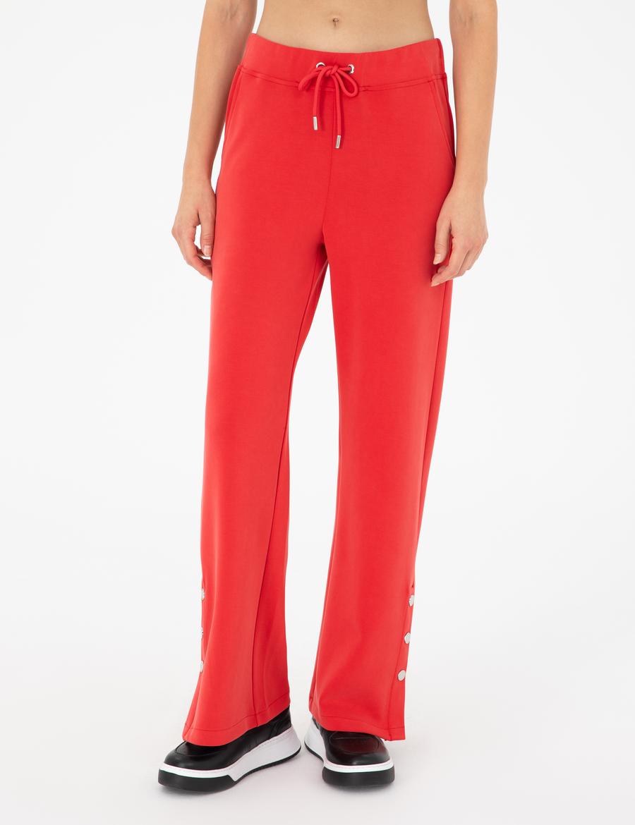 Kırmızı Loose Fit Eşofman Altı