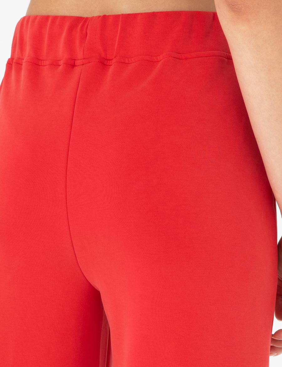 Kırmızı Loose Fit Eşofman Altı