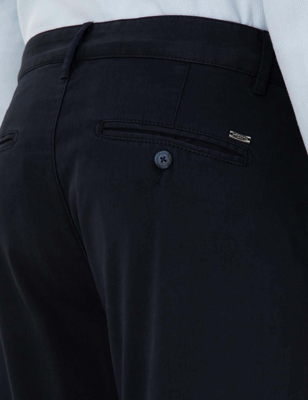 Lacivert Regular Fit Kanvas Pantolon - 50292505090