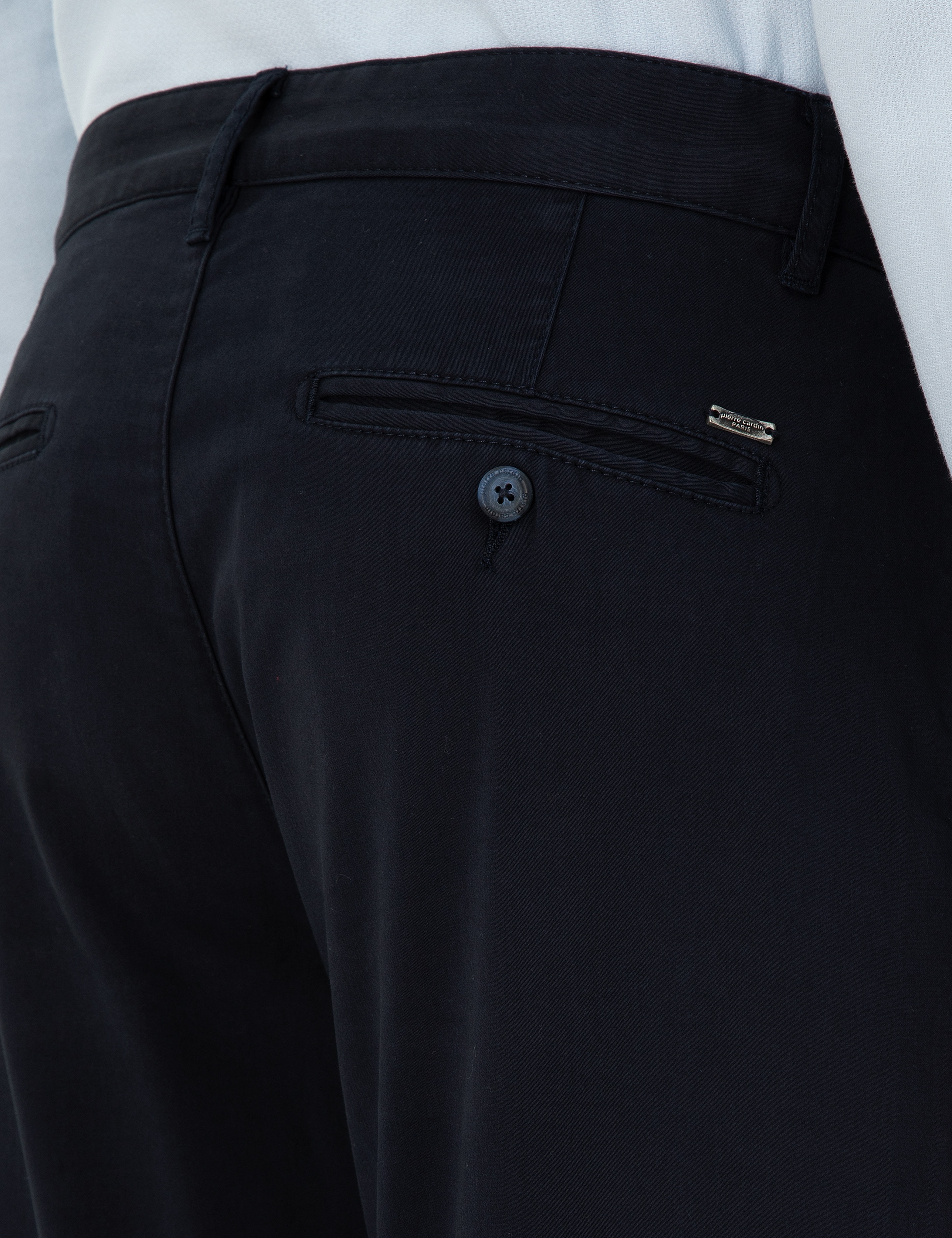 Lacivert Regular Fit Basic Kanvas Pantolon - Image 6