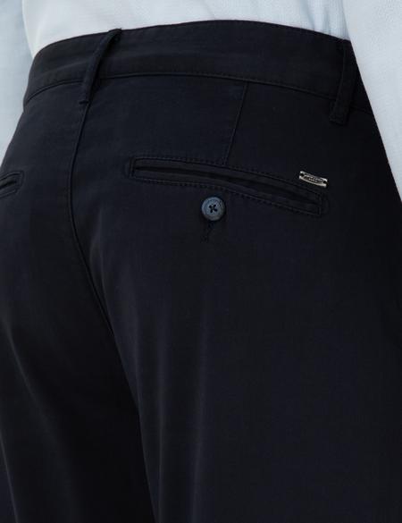 Lacivert Regular Fit Kanvas Pantolon - 50292505090