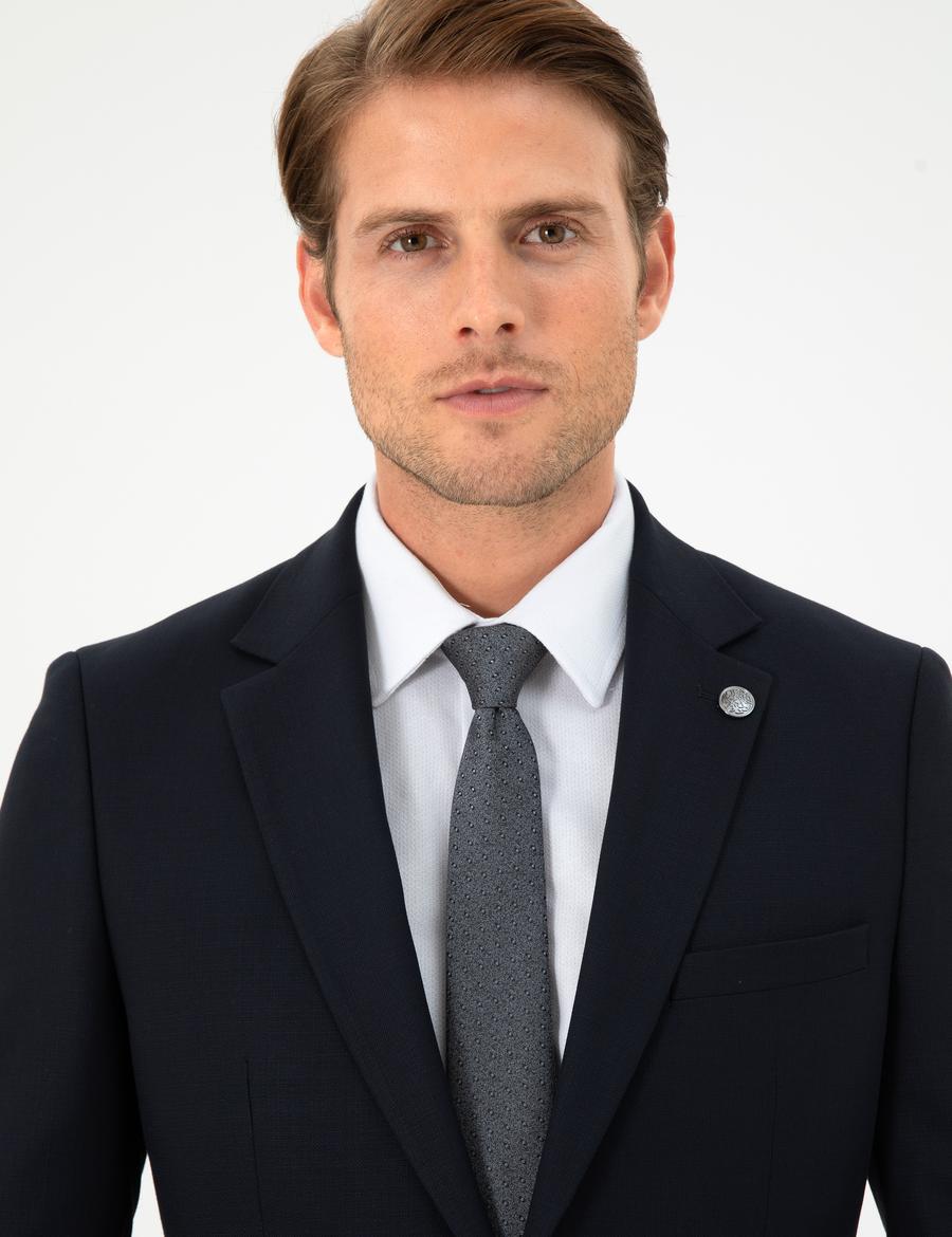 Lacivert Ex. Slim Fit Takım Elbise