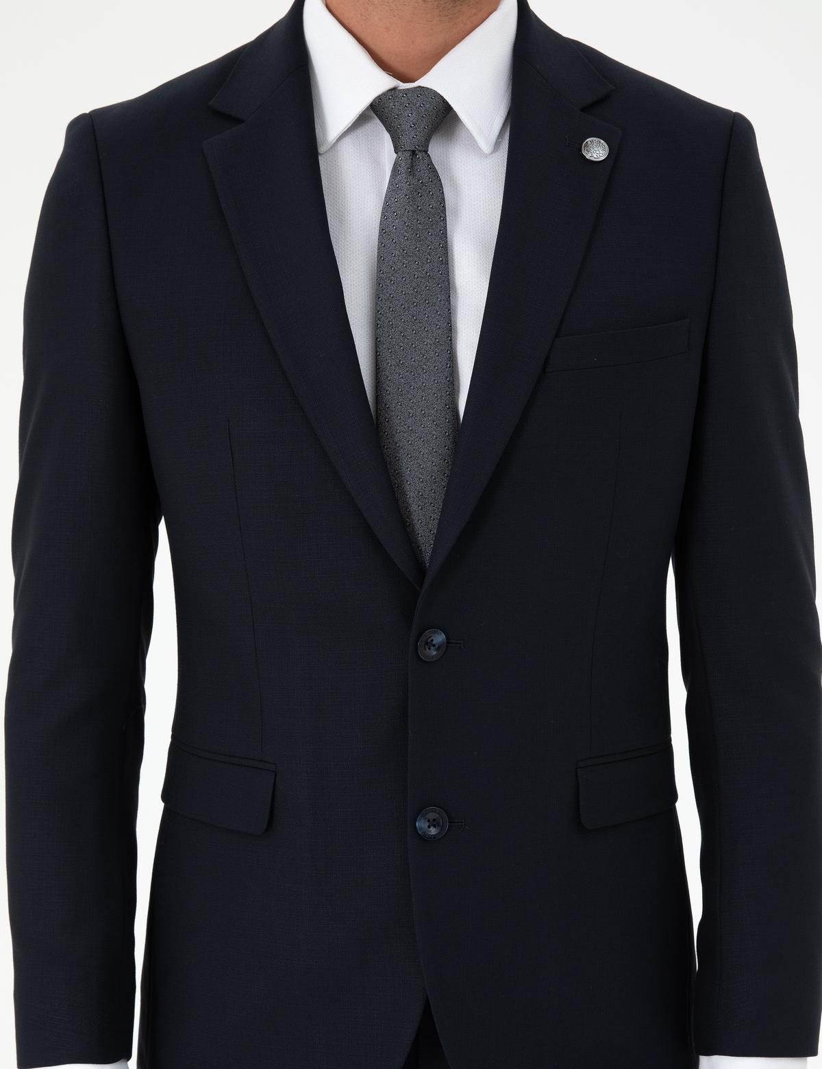 Lacivert Ex. Slim Fit Takım Elbise - 50292223044