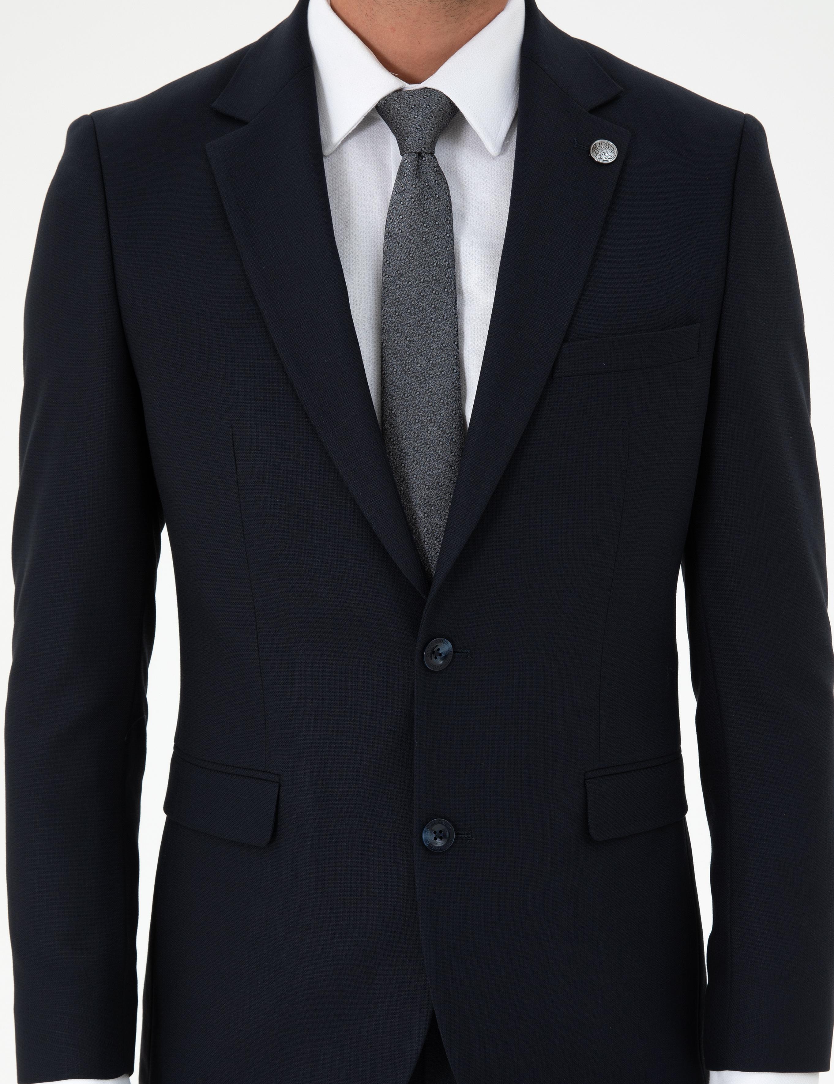 Lacivert Ex. Slim Fit Takım Elbise