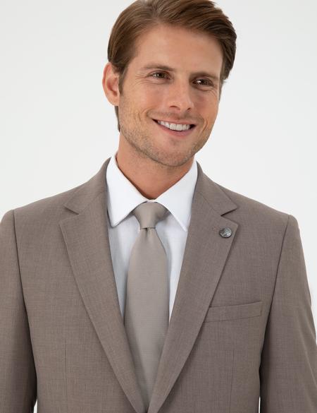 Açık Kahverengi Ex. Slim Fit Takım Elbise - 50292223092