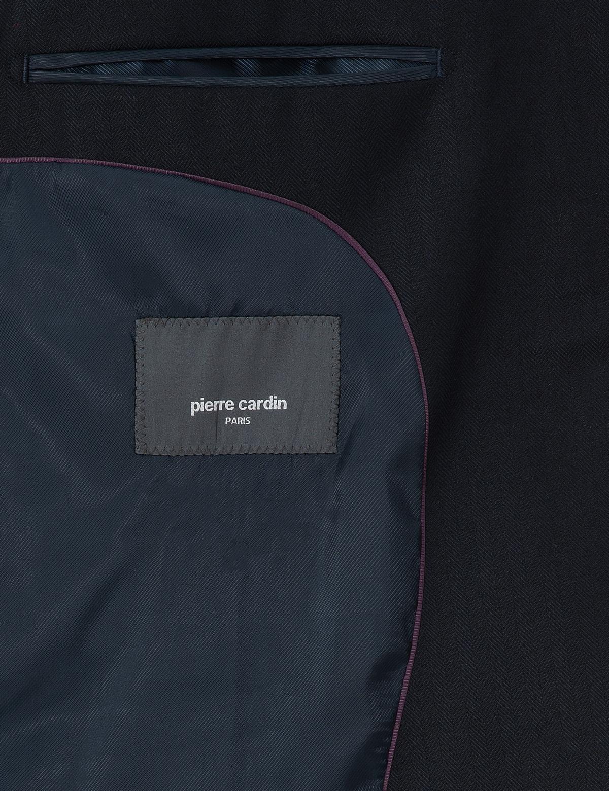 Lacivert Ex. Slim Fit Yelekli Takım Elbise - 50292195062