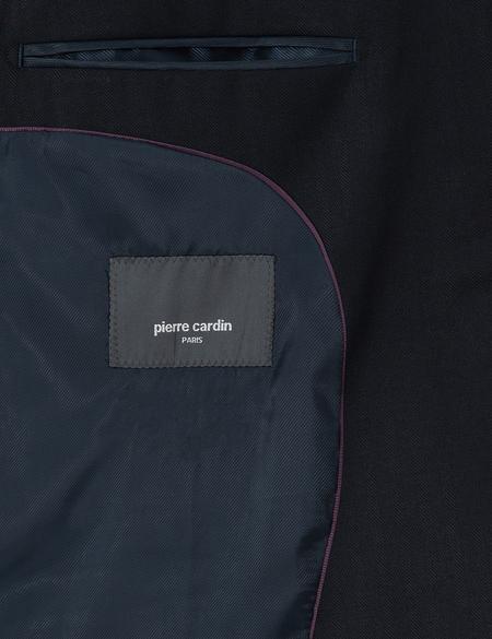 Lacivert Ex. Slim Fit Yelekli Takım Elbise - 50292195062