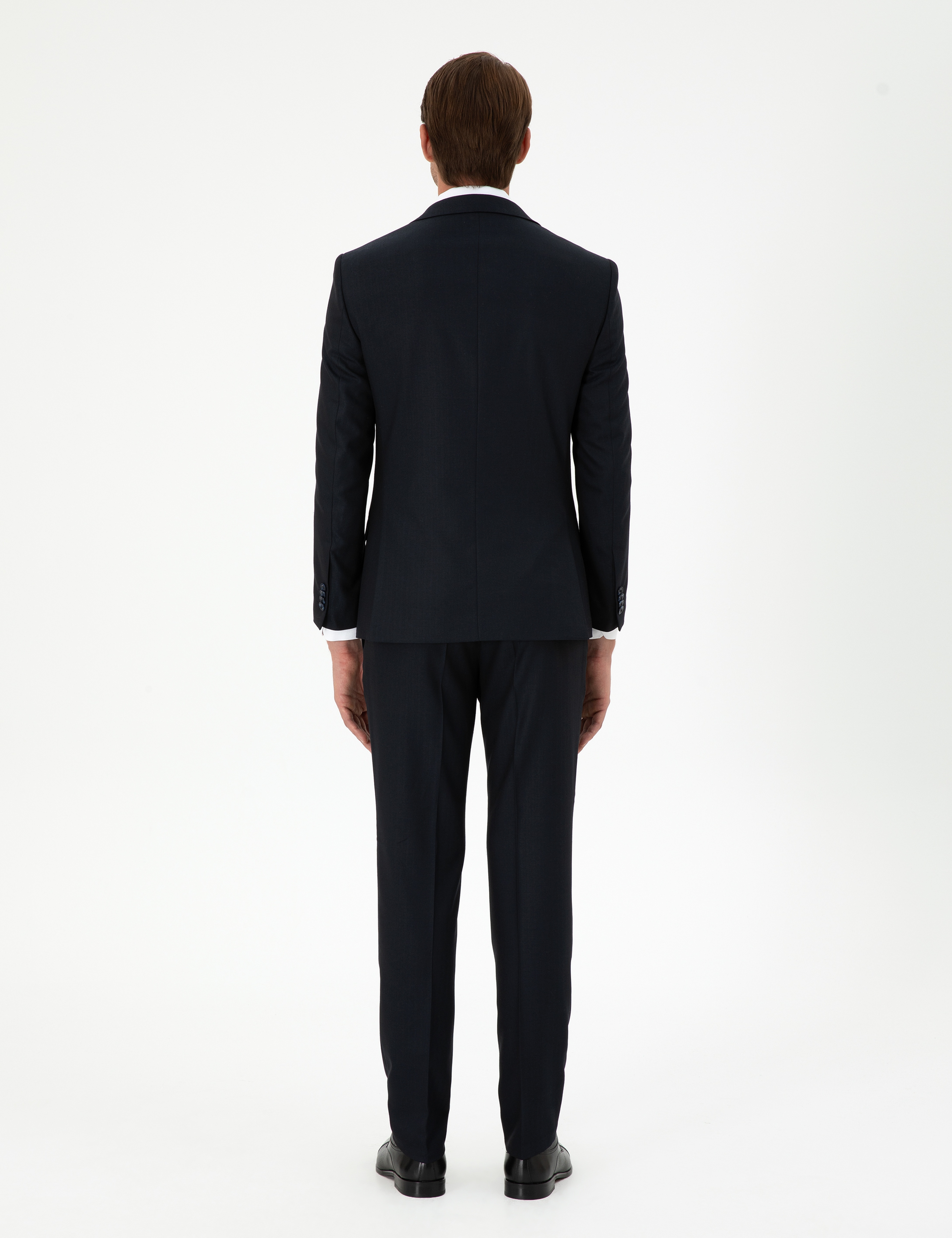 Lacivert Extra Slim Fit Yelekli Takım Elbise