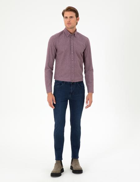 Lacivert Slim Fit Jean Pantolon - 50295881033