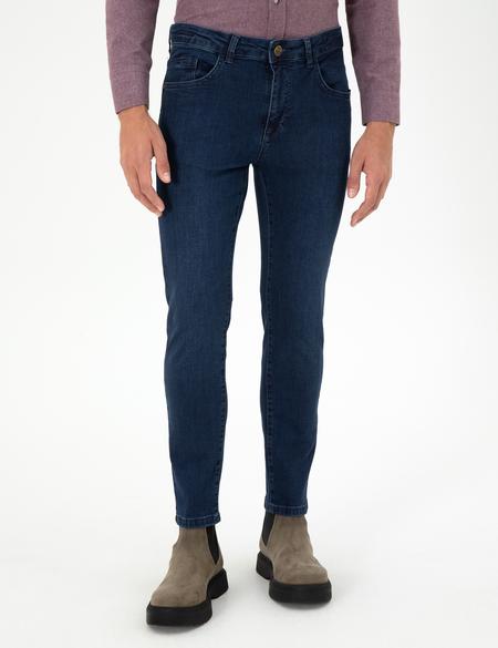 Lacivert Slim Fit Jean Pantolon - 50295881033