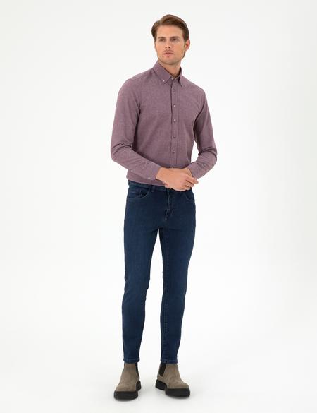Lacivert Slim Fit Jean Pantolon - 50295881033