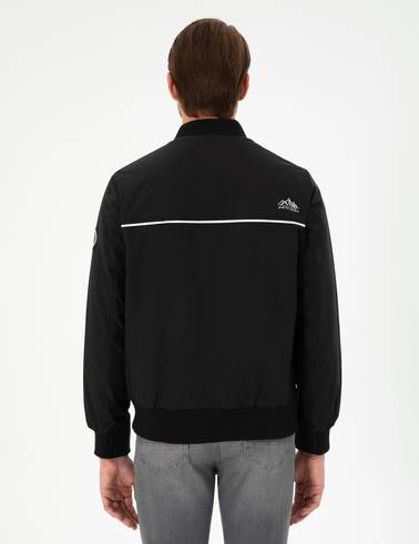 Siyah Regular Fit Mont