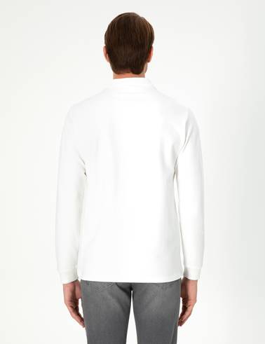 Ekru Regular Fit Sweatshirt