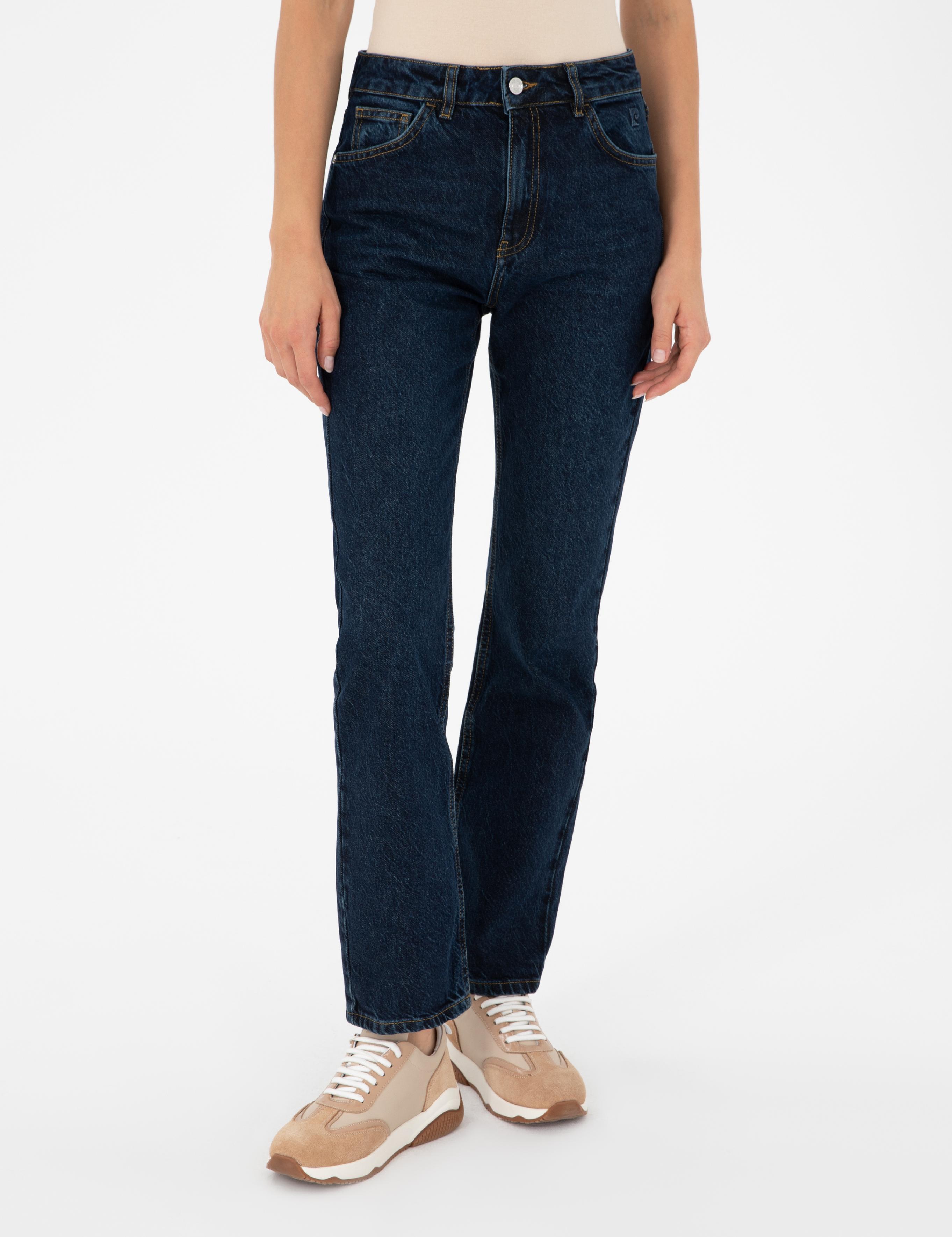 Koyu İndigo Straight Fit Jean Pantolon