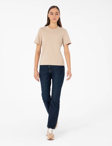 Koyu İndigo Straight Fit Jean Pantolon