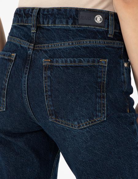 Koyu İndigo Straight Fit Jean Pantolon - 50291374011