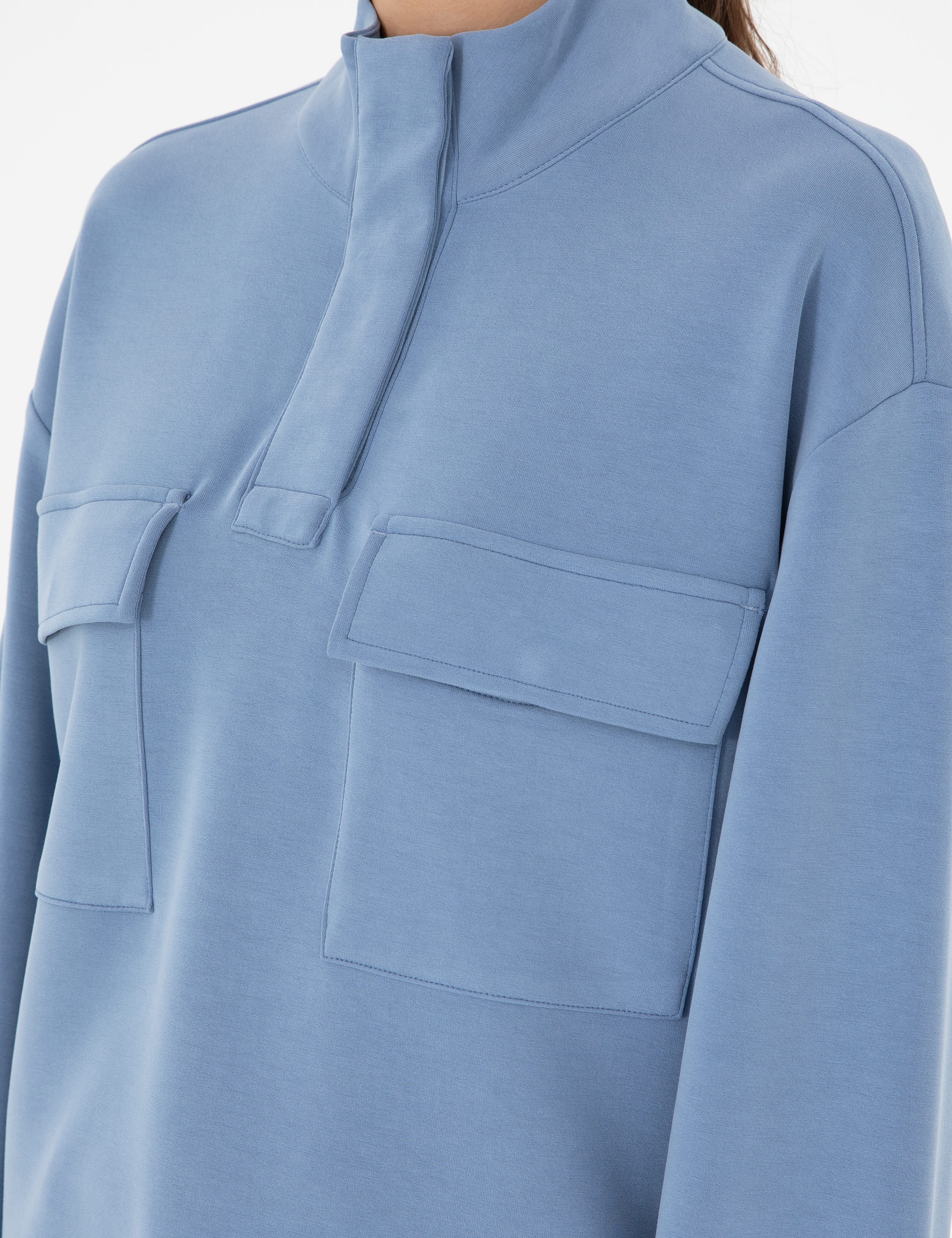 Mavi Comfort Fit Modal Kumaş Sweatshirt - Image 7