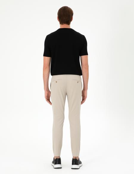 Bej Kumaş Pantolon - 50296593173