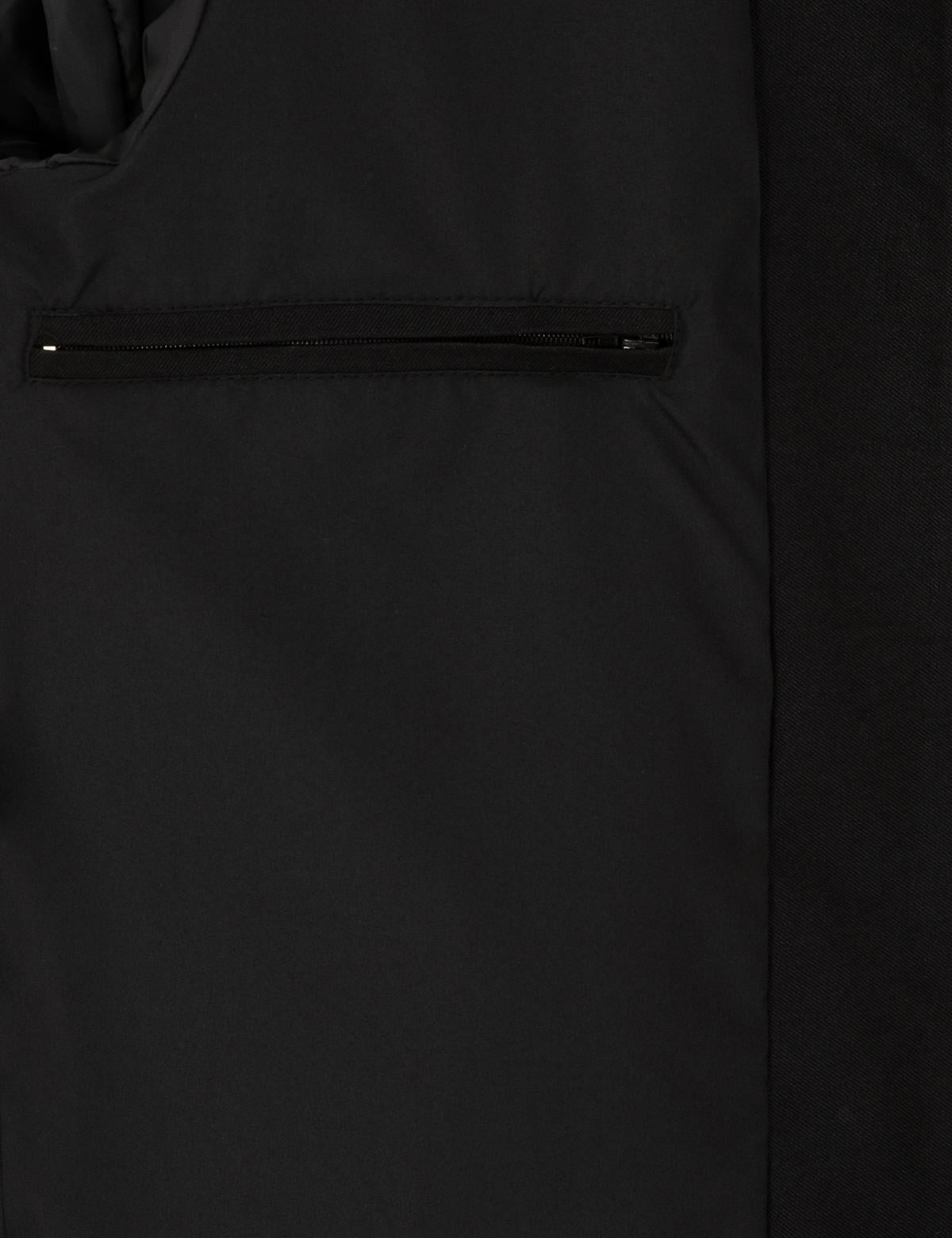 Siyah Suni Deri Ceket - 50300551001