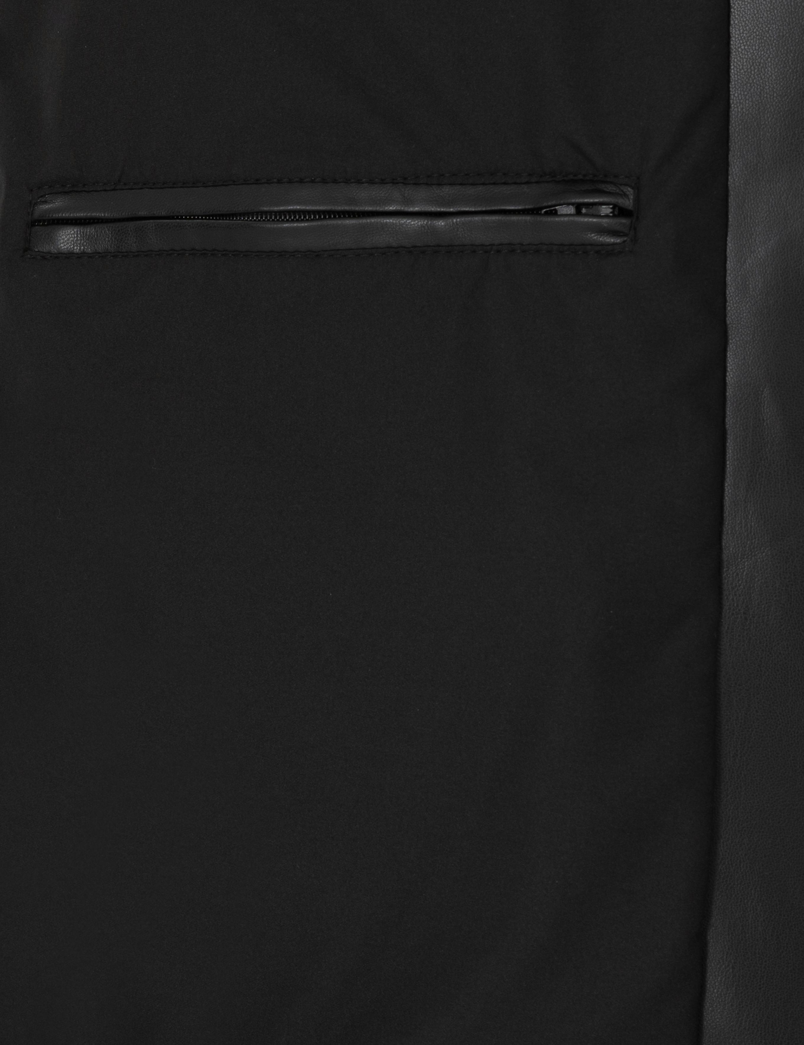 Siyah Suni Deri Ceket