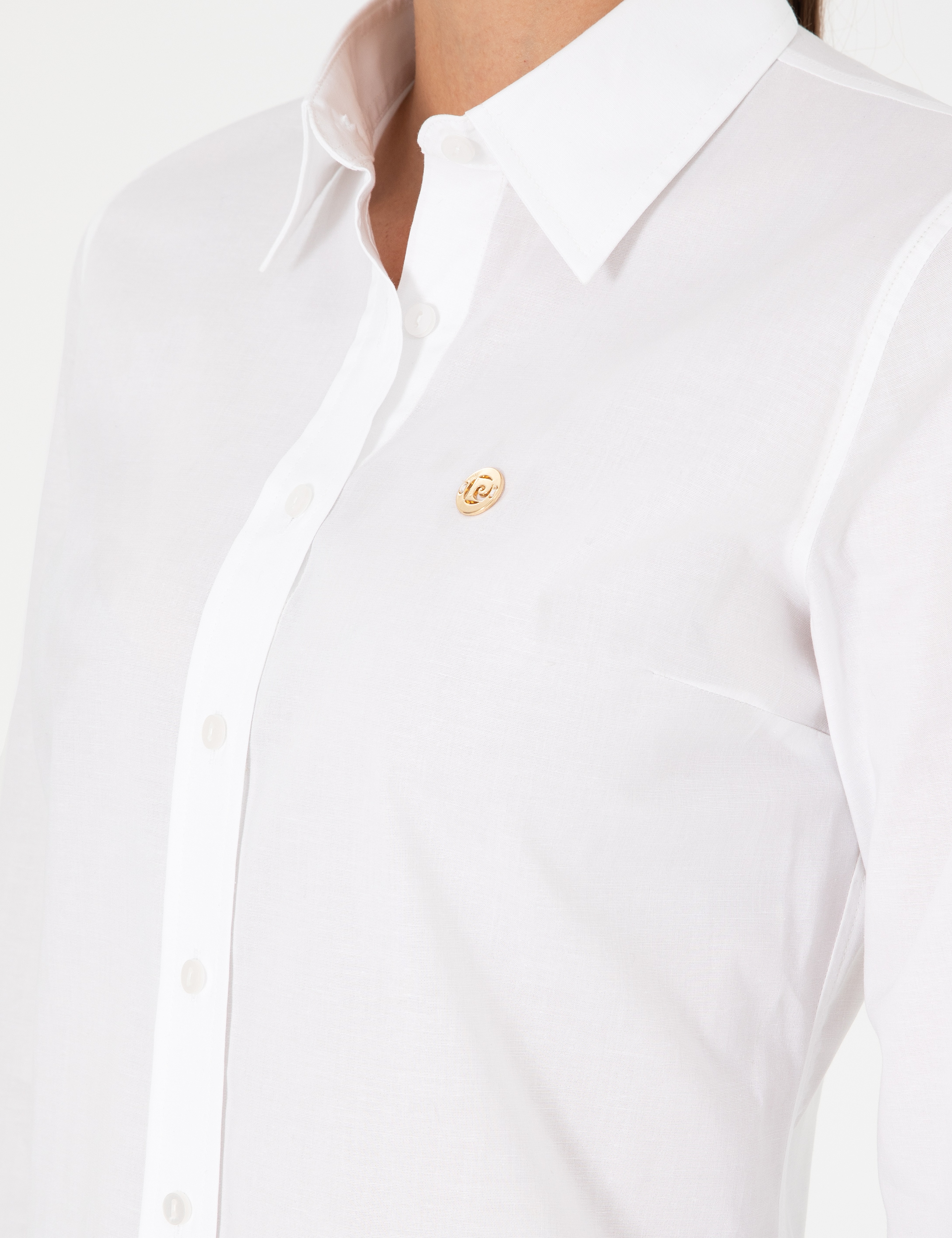 Beyaz Slim Fit Uzun Kollu Gömlek - Image 7