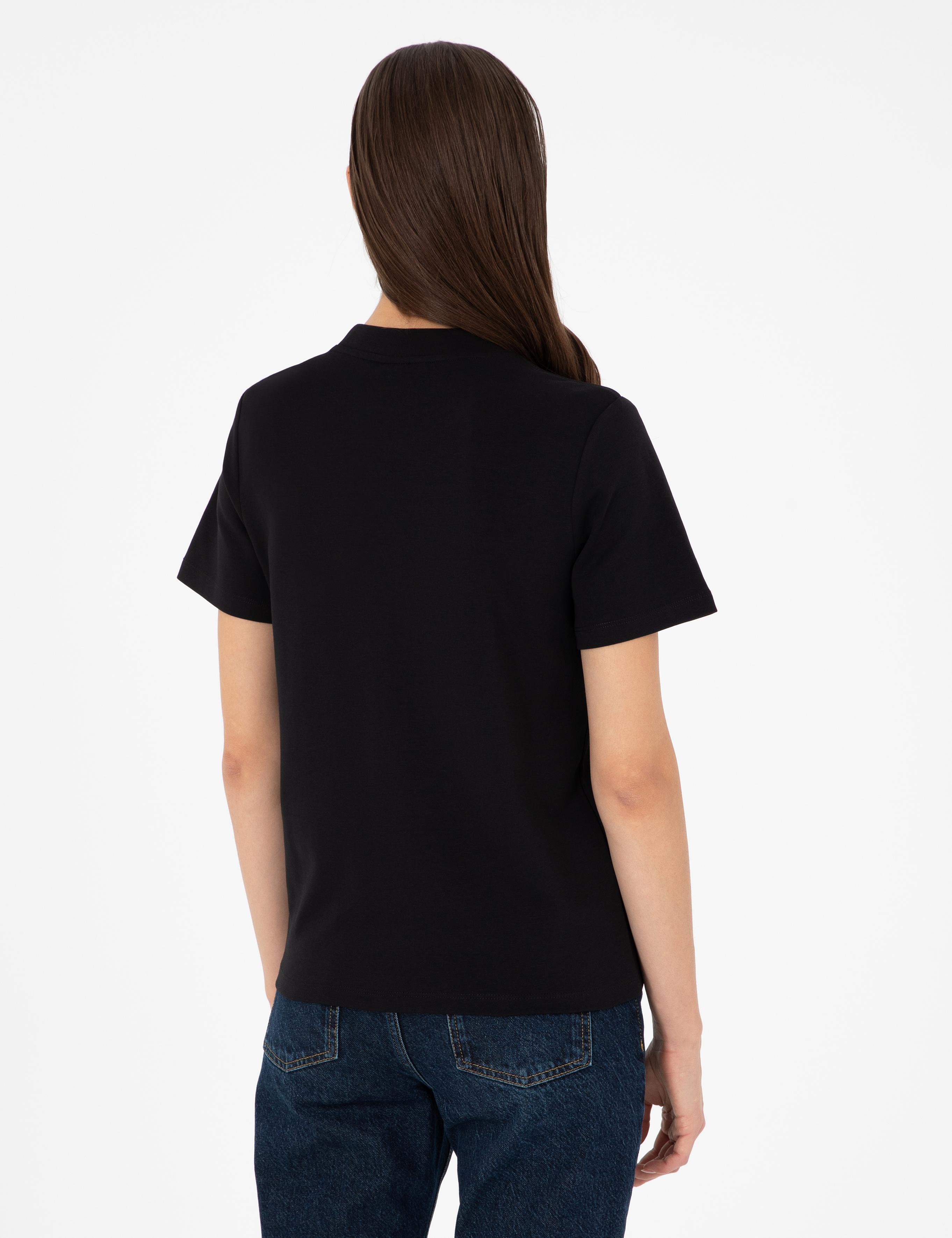 Siyah NEWSLIM Tişört