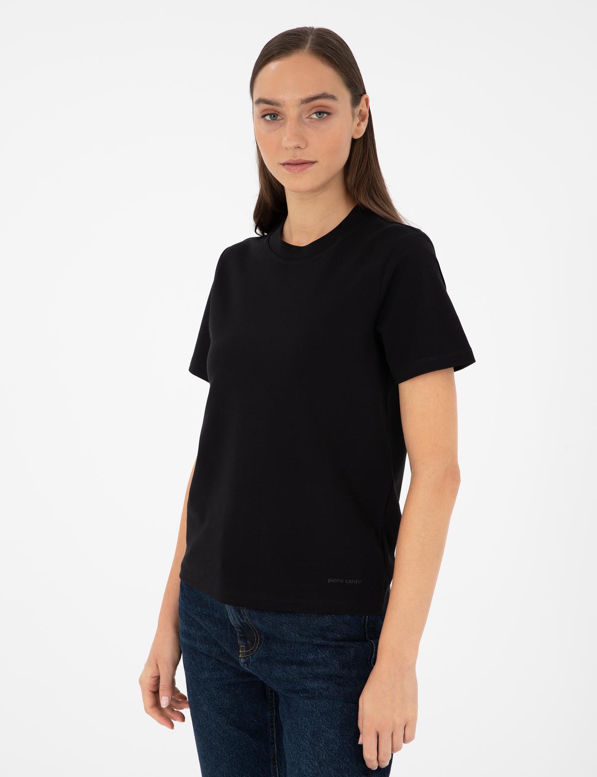 Siyah NEWSLIM Tişört - 50303243013