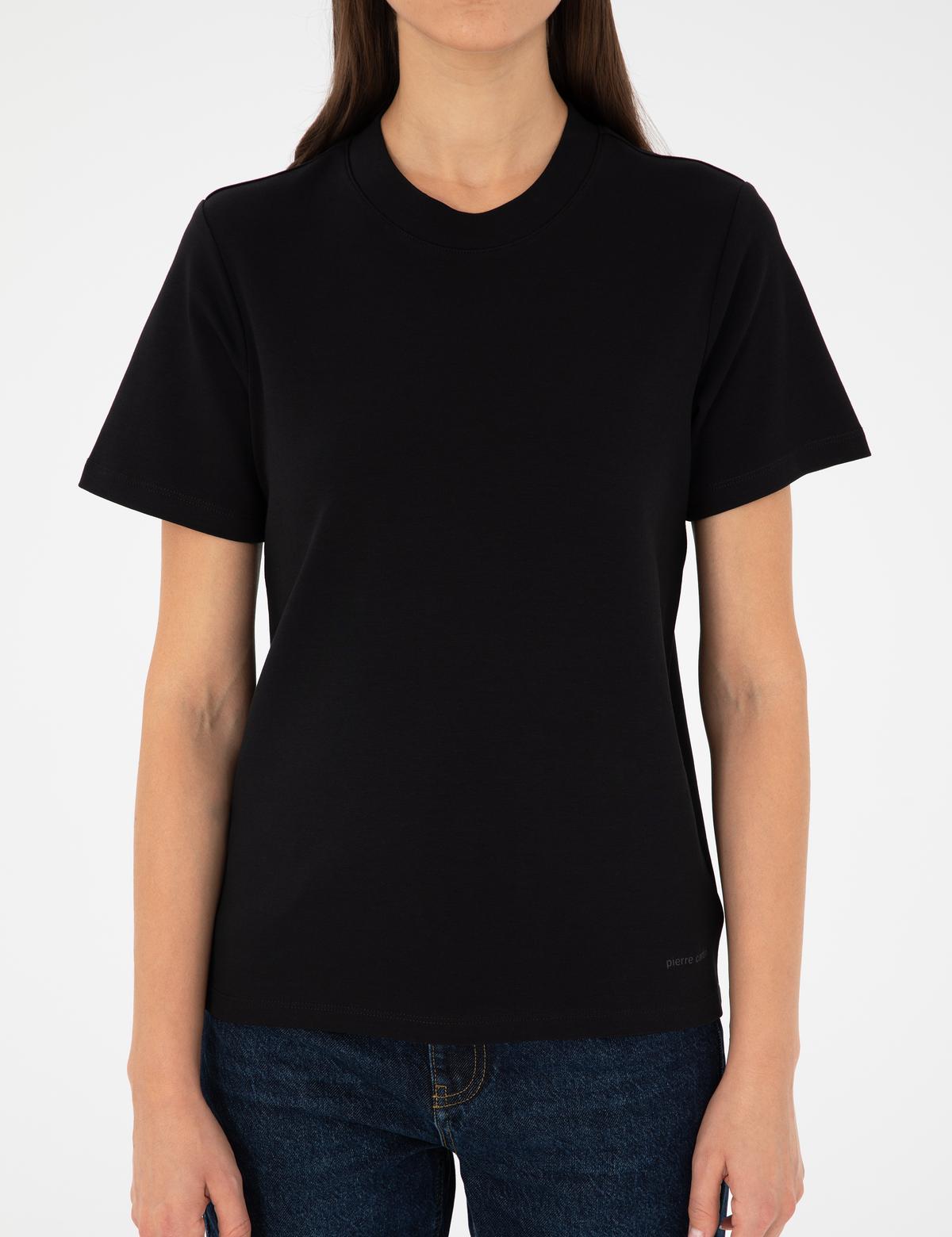 Siyah NEWSLIM Tişört - 50303243013