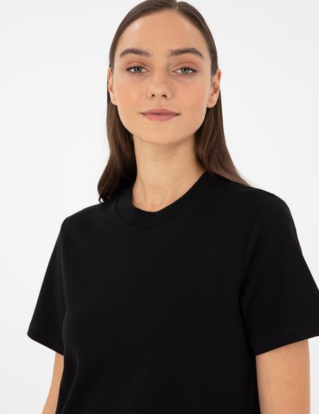 Siyah NEWSLIM Tişört - 50303243013