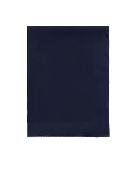 Koyu Lacivert İpek Şal - 50303810016