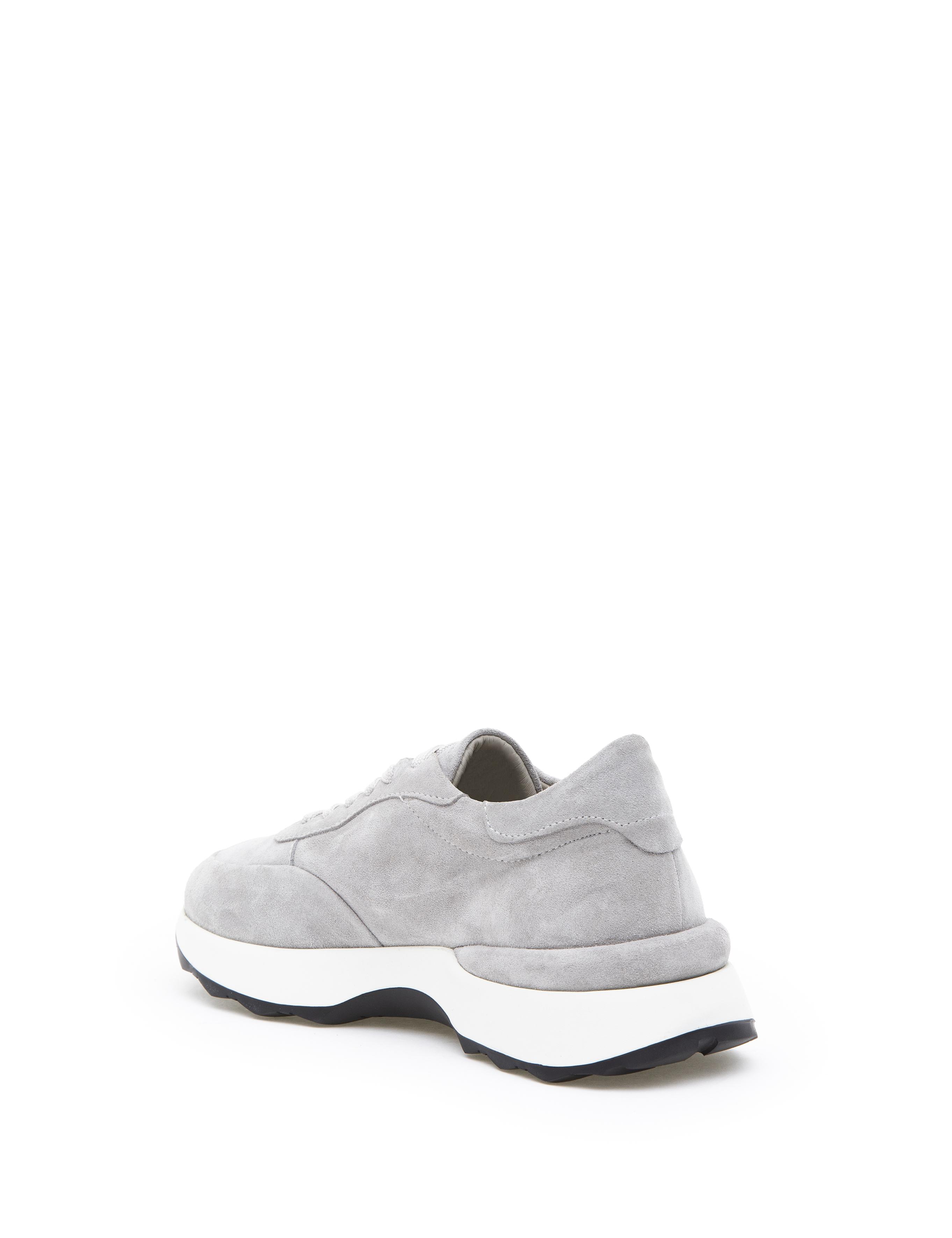 Gri %100 Deri Casual Ayakkabı