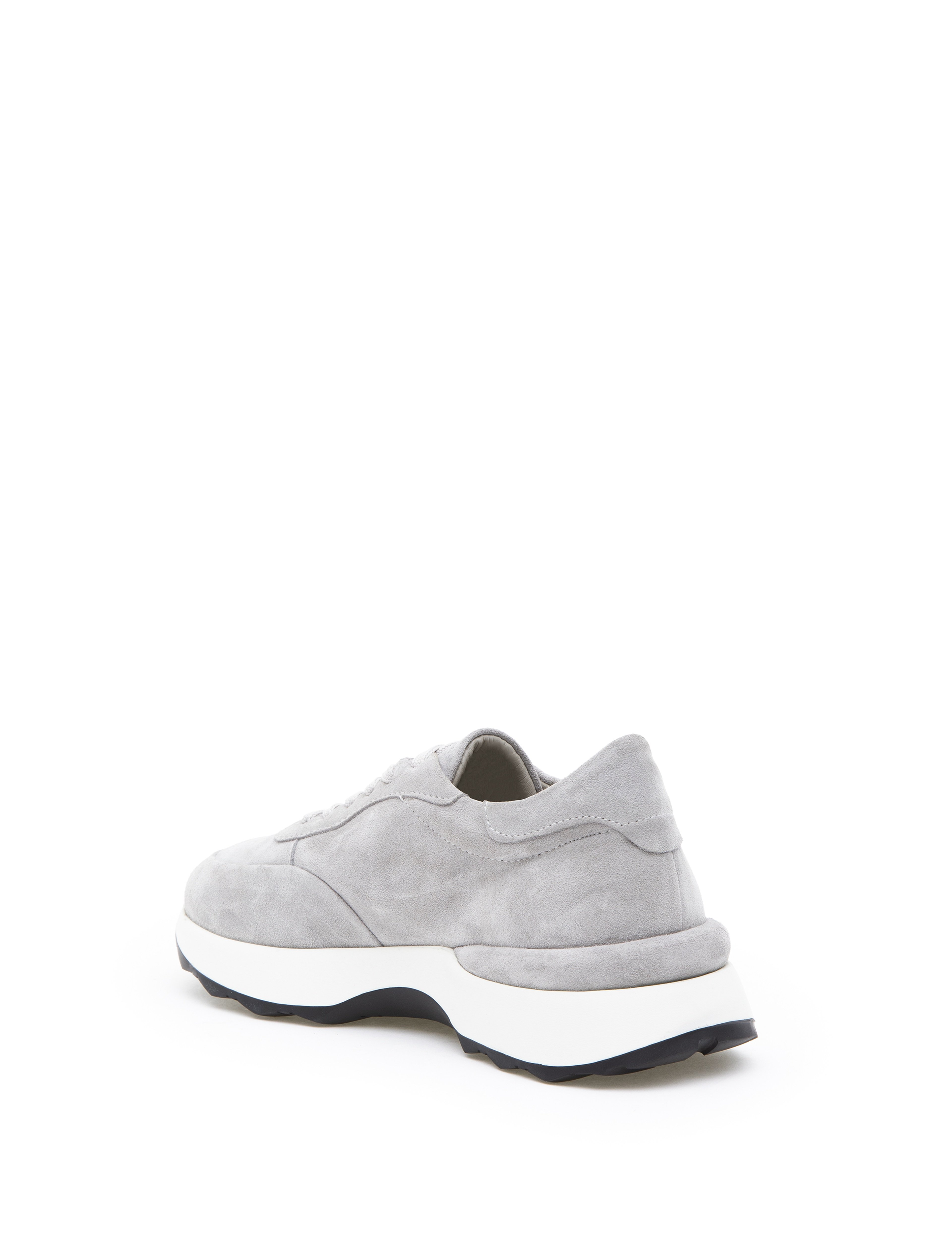 Gri %100 Deri Casual Ayakkabı - Image 4
