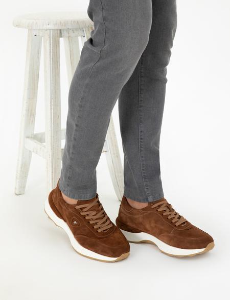 Kahverengi %100 Deri Casual Ayakkabı - 50295839027