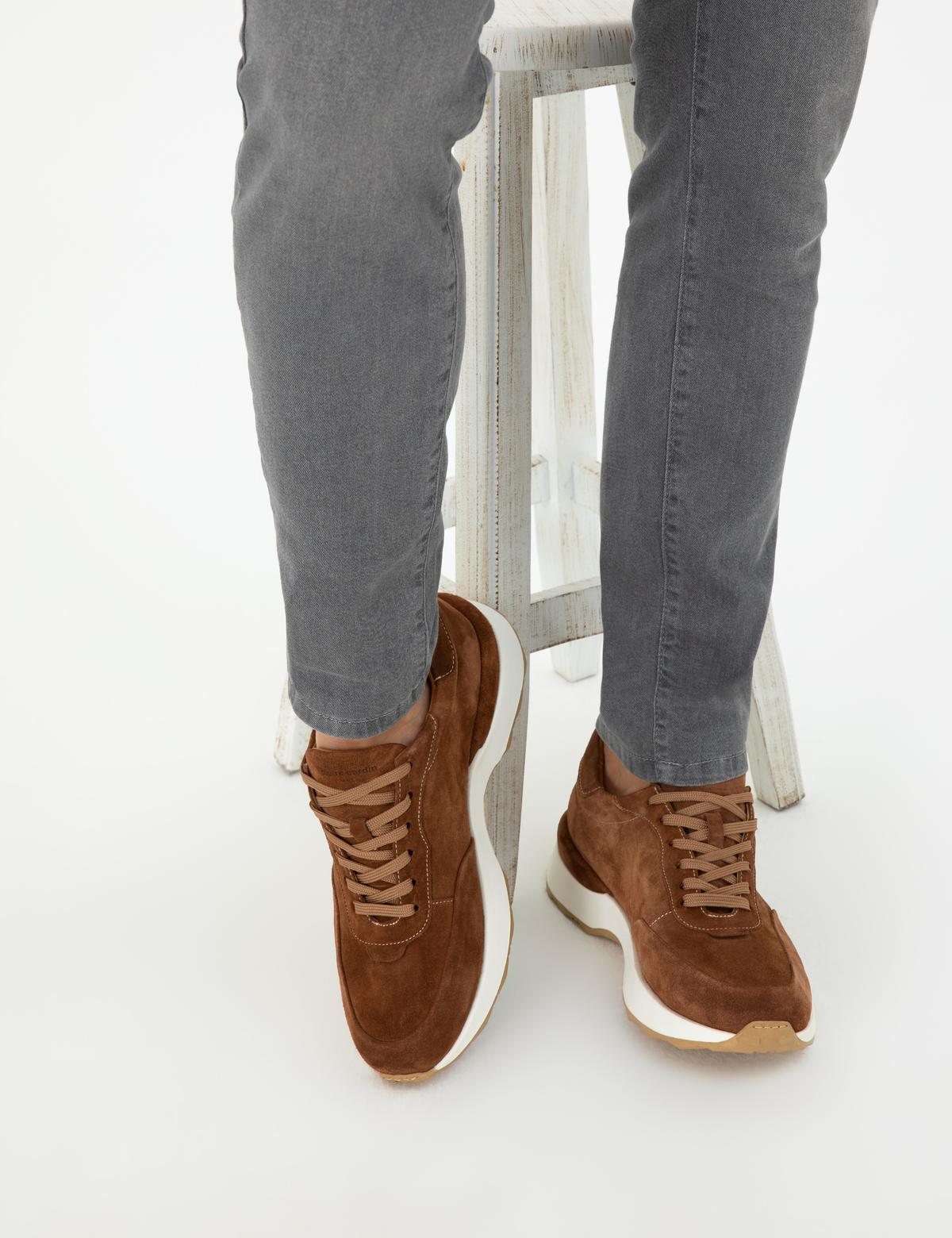 Kahverengi %100 Deri Casual Ayakkabı - 50295839027