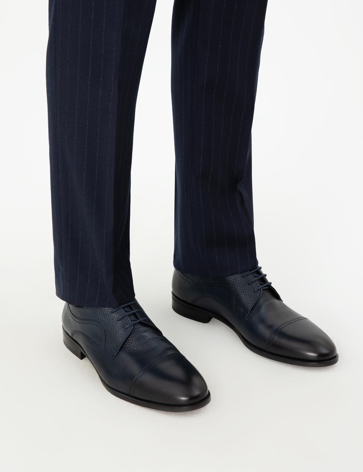 Lacivert %100 Deri Klasik Ayakkabı - 50296123010